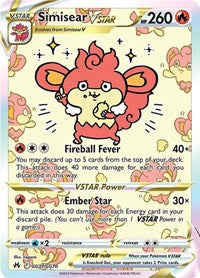 Simisear VSTAR (GG37/GG70) [SWSH: Crown Zenith: Galarian Gallery]