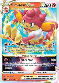 Simisear VSTAR (023/159) [SWSH: Crown Zenith]