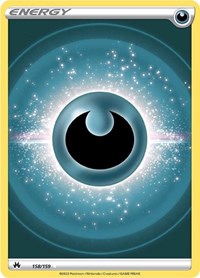 Darkness Energy (Texture Full Art) (158/159) [SWSH: Crown Zenith]