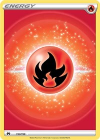 Fire Energy (Texture Full Art) (153/159) [SWSH: Crown Zenith]