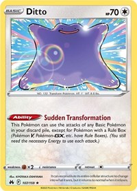 Ditto (107/159) [SWSH: Crown Zenith]
