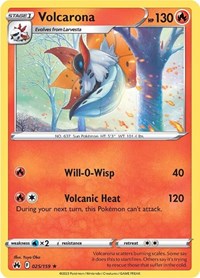 Volcarona (025/159) [SWSH: Crown Zenith]