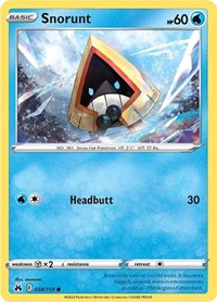 Snorunt (034/159) [SWSH: Crown Zenith]