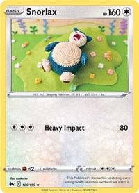 Snorlax (109/159) [SWSH: Crown Zenith]