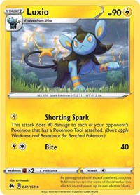 Luxio (42) (042/159) [SWSH: Crown Zenith]