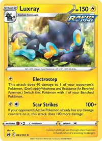Luxray (43) (043/159) [SWSH: Crown Zenith]