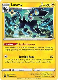 Luxray (44) (044/159) [SWSH: Crown Zenith]