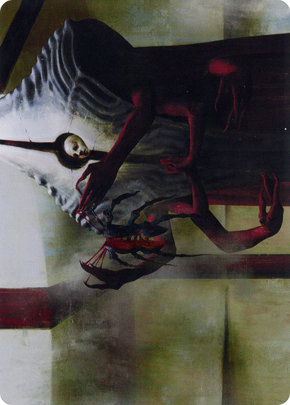 Vivisection Evangelist // Vivisection Evangelist (AONE-054) - Phyrexia: All Will Be One Art Series (Borderless) Foil