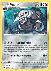 Aggron (089/159) [SWSH: Crown Zenith]