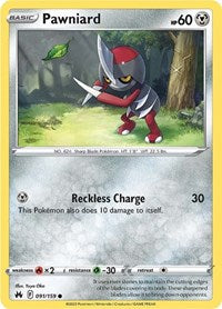 Pawniard (91) (091/159) [SWSH: Crown Zenith]