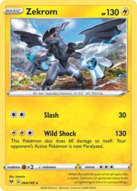 Zekrom - 060/185 (Cosmos Holo) (060/185) [Miscellaneous Cards & Products]
