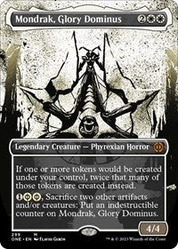 Mondrak, Glory Dominus (Showcase) (299) [Phyrexia: All Will Be One]