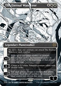 The Eternal Wanderer (Borderless) (335) [Phyrexia: All Will Be One]