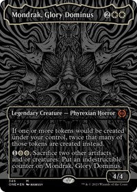 Mondrak, Glory Dominus (Oil Slick Raised Foil) (346) [Phyrexia: All Will Be One]