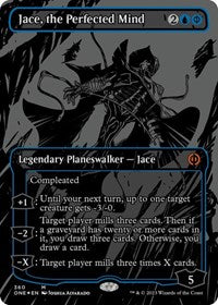 Jace, the Perfected Mind (Oil Slick Raised Foil) (360) [Phyrexia: All Will Be One]