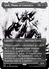 Geth, Thane of Contracts (Showcase) (306) [Phyrexia: All Will Be One]
