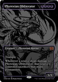 Phyrexian Obliterator (Oil Slick Raised Foil) (351) [Phyrexia: All Will Be One]