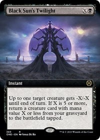 Black Sun's Twilight (Extended Art) (383) [Phyrexia: All Will Be One]