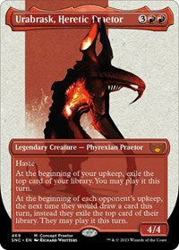 Urabrask, Heretic Praetor (Concept Praetor) (Step-And-Compleat Foil) (469) [Phyrexia: All Will Be One]