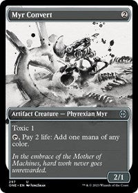 Myr Convert (Showcase) (297) [Phyrexia: All Will Be One]
