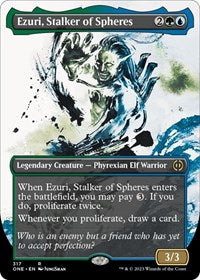 Ezuri, Stalker of Spheres (Showcase) (317) [Phyrexia: All Will Be One]