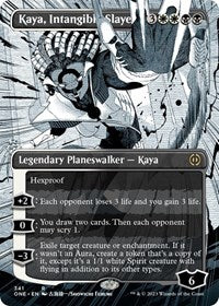 Kaya, Intangible Slayer (Borderless) (341) [Phyrexia: All Will Be One]