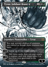 Tyvar, Jubilant Brawler (Borderless) (344) [Phyrexia: All Will Be One]