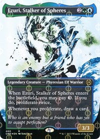Ezuri, Stalker of Spheres (Showcase) (Step-and-Compleat Foil) (460) [Phyrexia: All Will Be One]