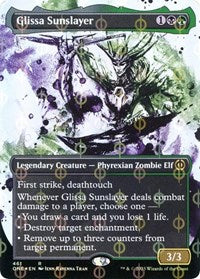 Glissa Sunslayer (Showcase) (Step-and-Compleat Foil) (461) [Phyrexia: All Will Be One]