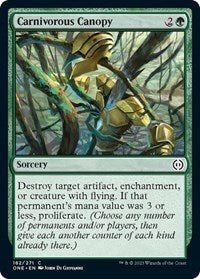 Carnivorous Canopy (162) [Phyrexia: All Will Be One]
