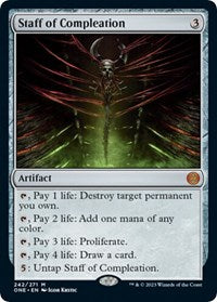 Staff of Compleation (242) [Phyrexia: All Will Be One]