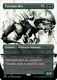 Tyrranax Rex (Showcase) (314) [Phyrexia: All Will Be One]