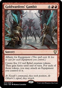 Goldwardens' Gambit (13) [Commander: Phyrexia: All Will Be One]
