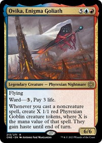 Ovika, Enigma Goliath (213) [Phyrexia: All Will Be One]