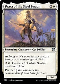 Prava of the Steel Legion (87) [Commander: Phyrexia: All Will Be One]