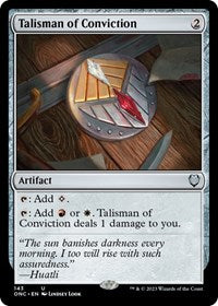 Talisman of Conviction (143) [Commander: Phyrexia: All Will Be One]
