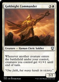 Goldnight Commander (72) [Commander: Phyrexia: All Will Be One]