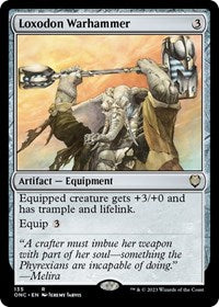 Loxodon Warhammer (135) [Commander: Phyrexia: All Will Be One]