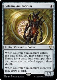 Solemn Simulacrum (141) [Commander: Phyrexia: All Will Be One]
