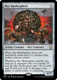 Myr Battlesphere (138) [Commander: Phyrexia: All Will Be One]