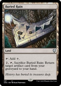 Buried Ruin (147) [Commander: Phyrexia: All Will Be One]
