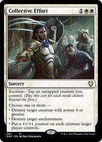 Collective Effort (61) [Commander: Phyrexia: All Will Be One]