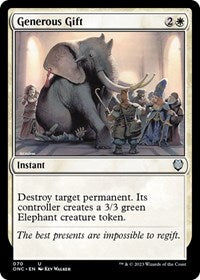 Generous Gift (70) [Commander: Phyrexia: All Will Be One]