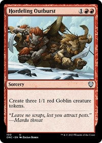 Hordeling Outburst (100) [Commander: Phyrexia: All Will Be One]
