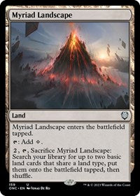 Myriad Landscape (159) [Commander: Phyrexia: All Will Be One]