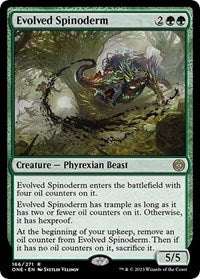 Evolved Spinoderm (166) [Phyrexia: All Will Be One]