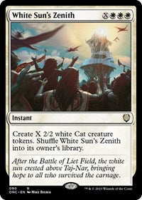 White Sun's Zenith (90) [Commander: Phyrexia: All Will Be One]