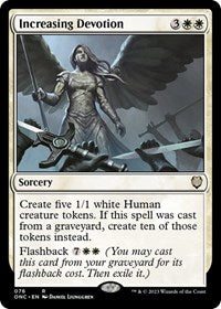 Increasing Devotion (76) [Commander: Phyrexia: All Will Be One]