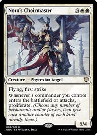 Norn's Choirmaster (8) [Commander: Phyrexia: All Will Be One]