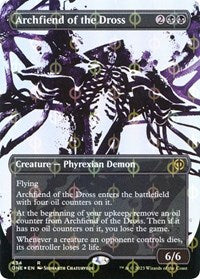 Archfiend of the Dross (Showcase) (Step-and-Compleat Foil) (434) [Phyrexia: All Will Be One]
